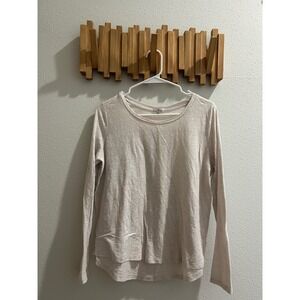 Gap Womens Long‎ Sleeve Crew Neck Basic Top Shirt Size M